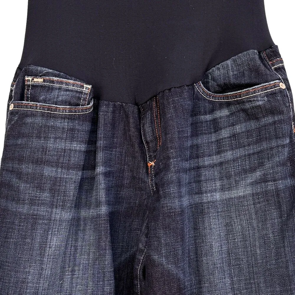 Joe’s Jeans W32 Socialite Maternity Jeans Bootcut Ryder Wash - Pea in the Pod - Image 2