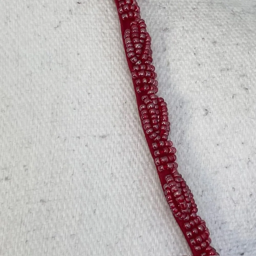 Y2K Vintage Formal Prom Princess Lace Up Corset Dress Red Satin Medium - Image 4