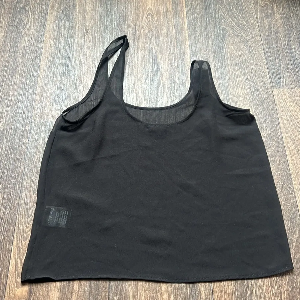 NBD BLACK SHEER TOP - Image 2