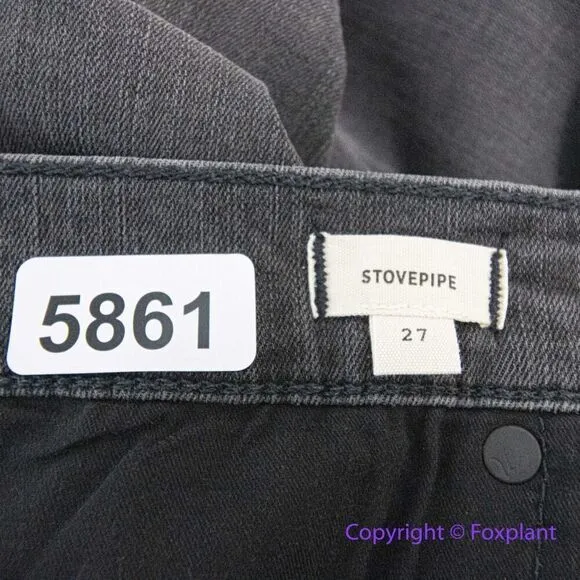 NEW Madewell‎ Stovepipe Jeans in Banberry Wash: Raw-Hem Edition, 27 - Image 12