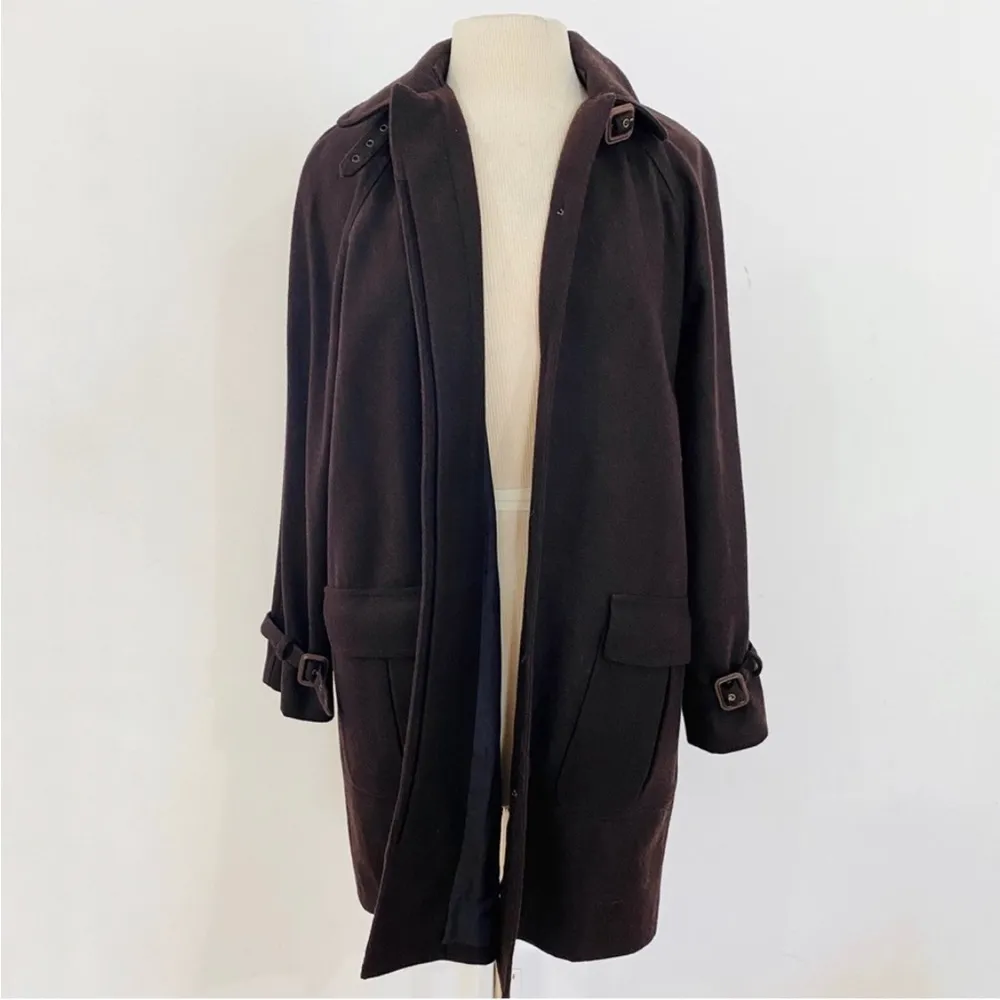 No.6 100% cotton beautiful brown jacket with leather buckle detailings Size M - Image 2