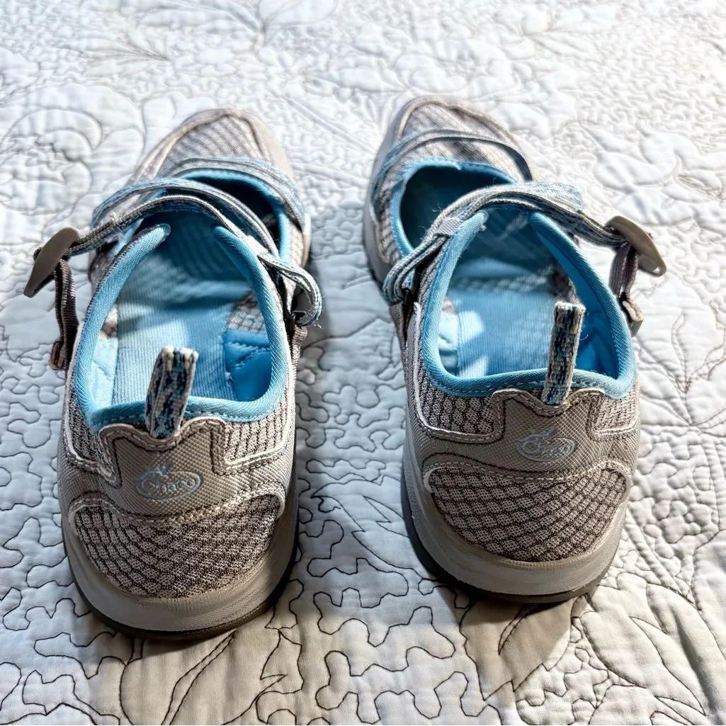 Chaco Outcross Evo MJ Water Shoes – Gray & Aqua – Women’s Size 9🧡 - Image 7