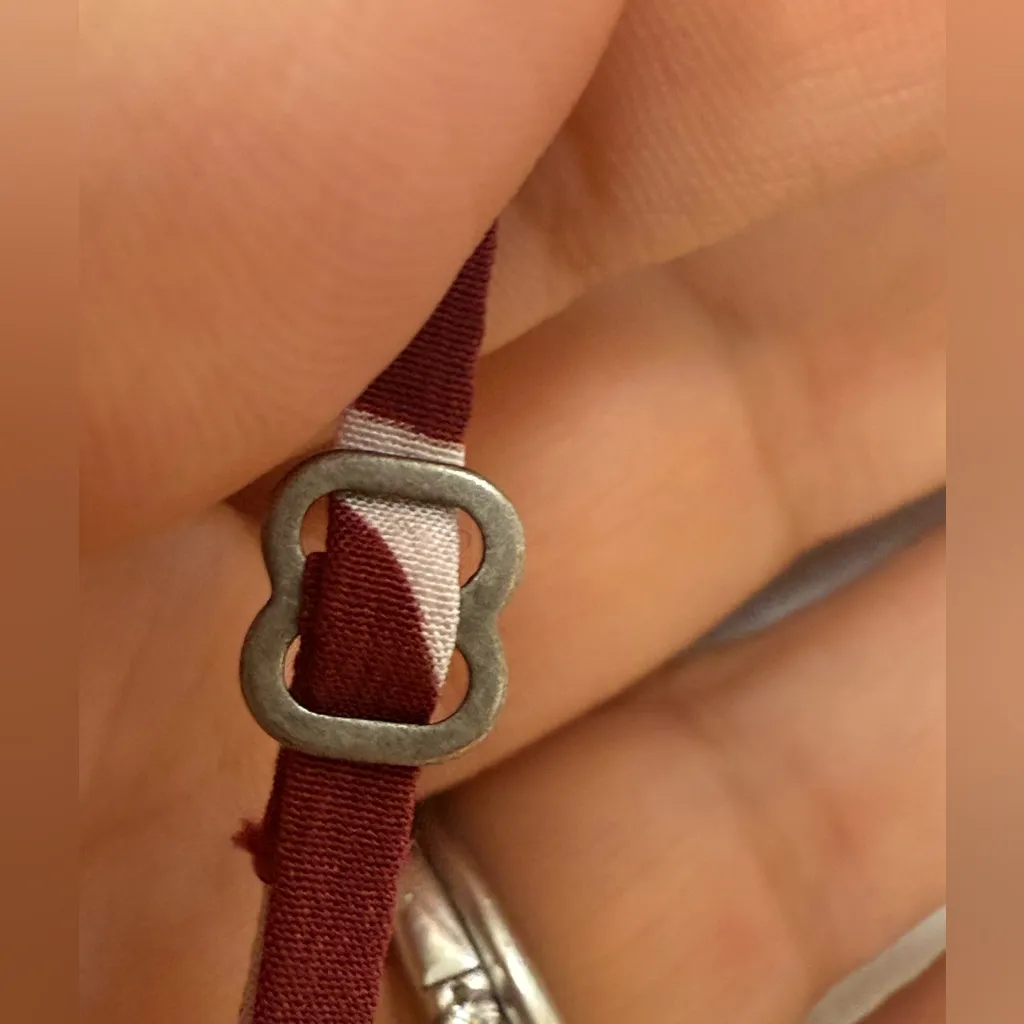 EQUIPMENT Femme Layla Silk Cami XS Burgundy Giraffe Print 100% Silk - Image 8