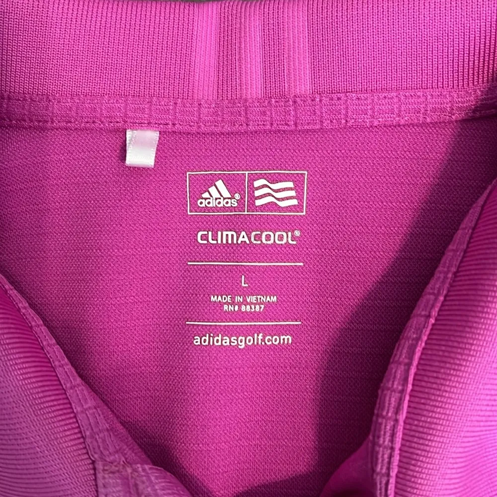 Adidas ClimaCool Women's Purple PGA West Golf Sleeveless Top Large - Image 2