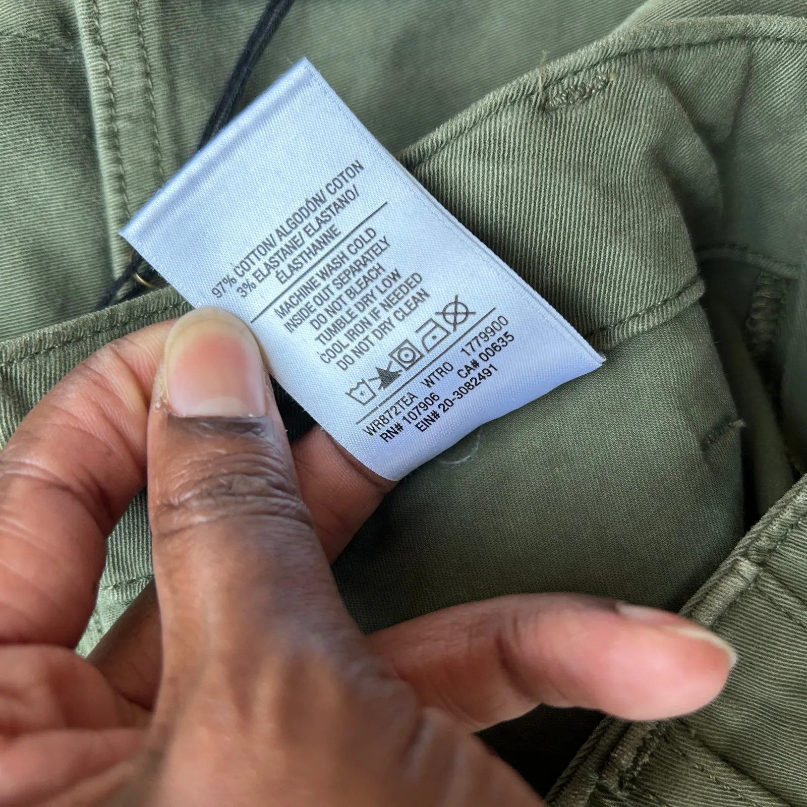 Hudson Olive Green High Rise Lulu Mini Skirt Size 28 - Image 10