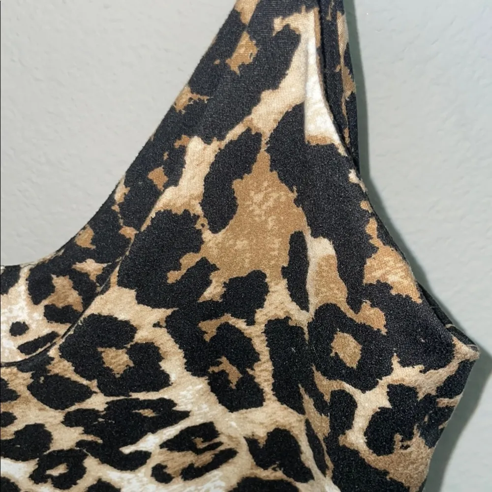 Cheetah Print Bodysuit Black - Image 4