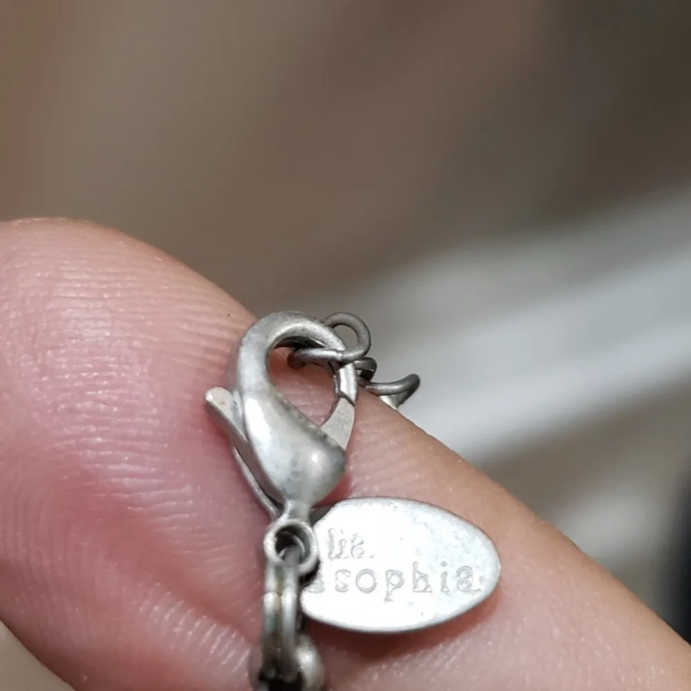 Lia Sophia Womens Nickel Tone Black Suede Crystal Night Moves Teardrop Necklace - Image 4