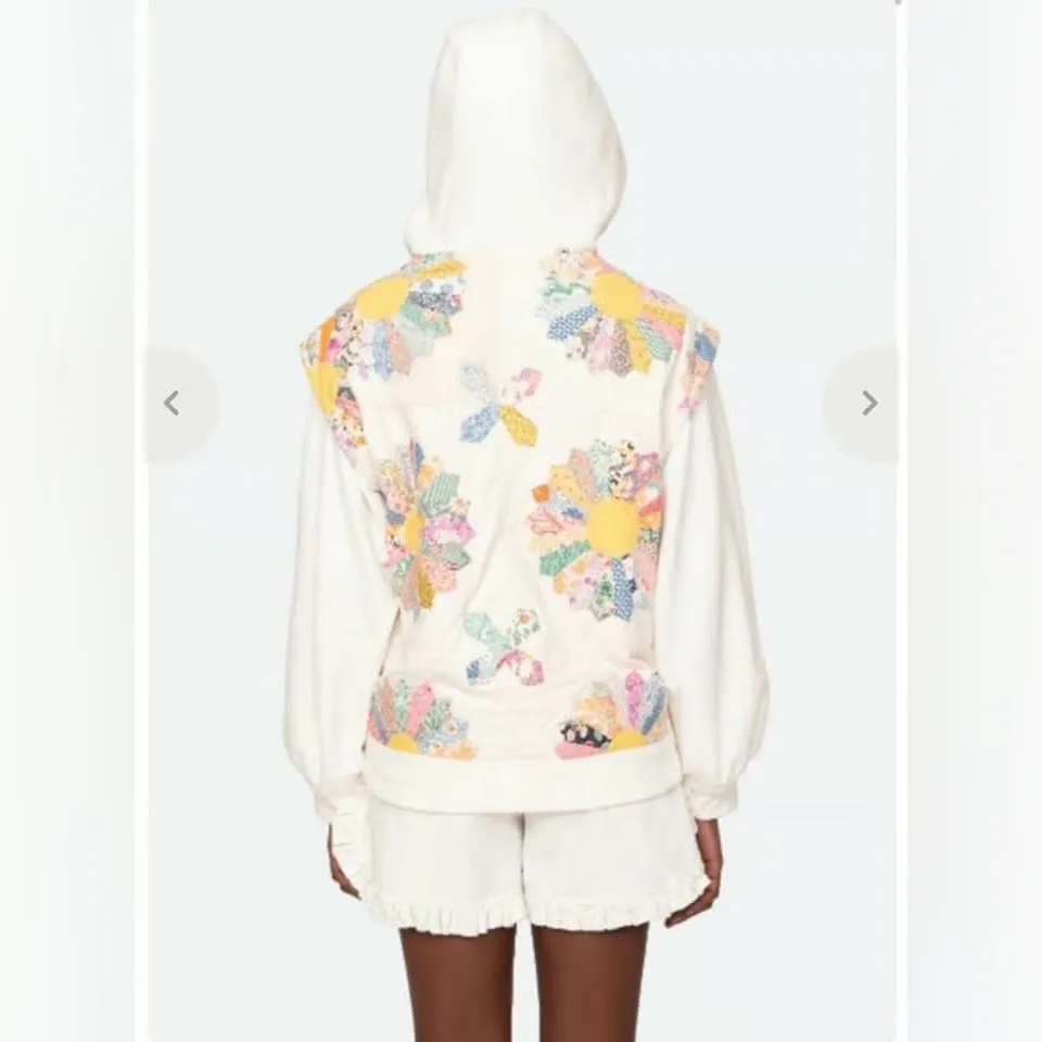 Sea New York Multicolor Floral Quilted Hoodie - Image 3