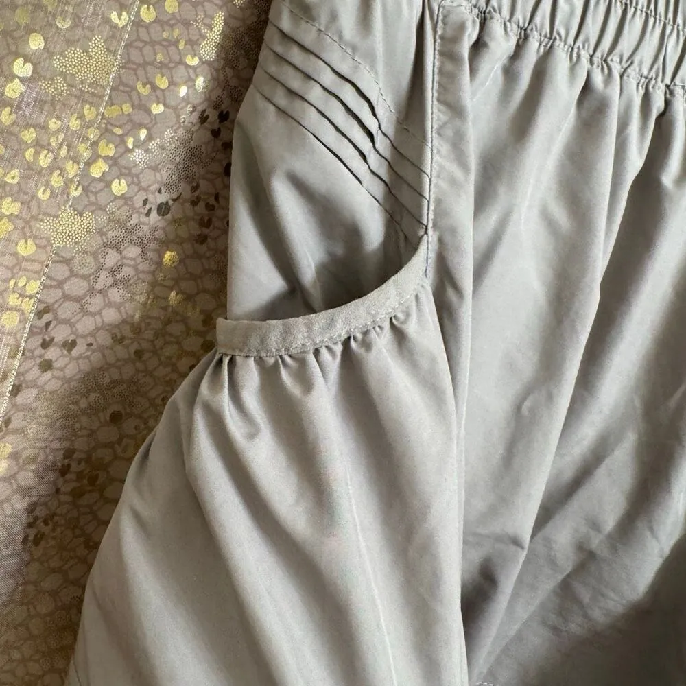 Free People Movement Get Your Flirt On Gym Running Shorts Olive Green Medium - Image 4