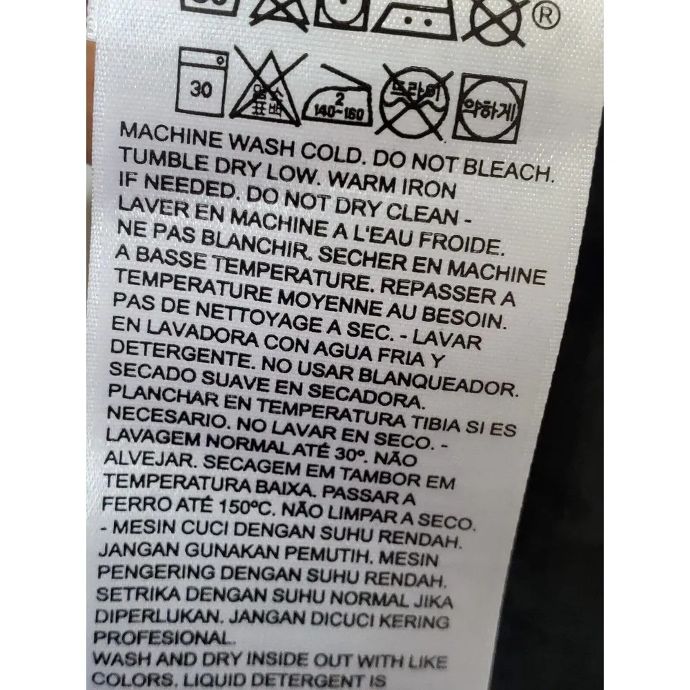 Levi's Women's Blue Cotton Round Neck Short Sleeve Logo Spell Out Shirt Size XXS - Image 13