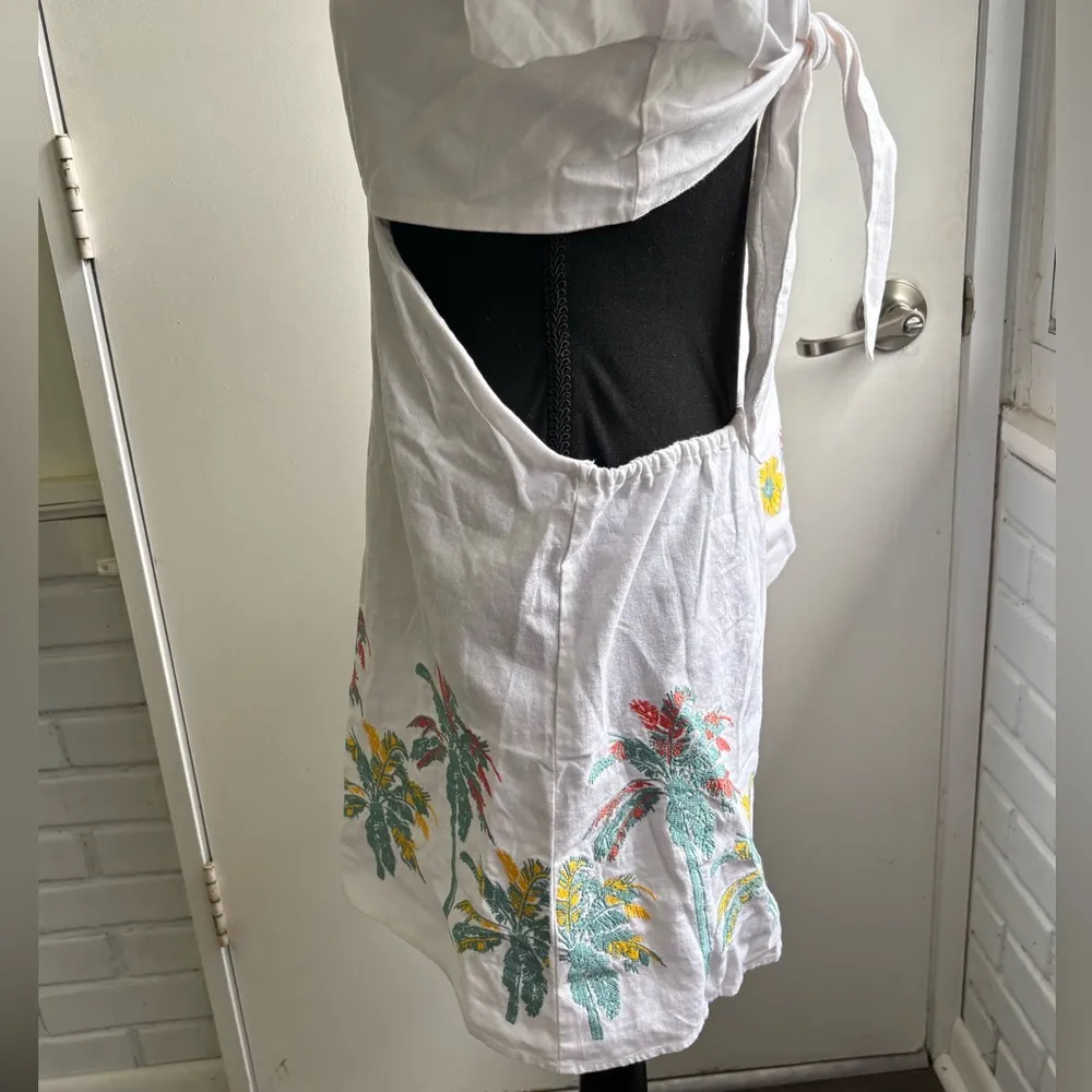 Kenny Flowers NEW WITH TAGS The BVIS Embroidered‎ Long Sleeve Dress medium White - Image 8