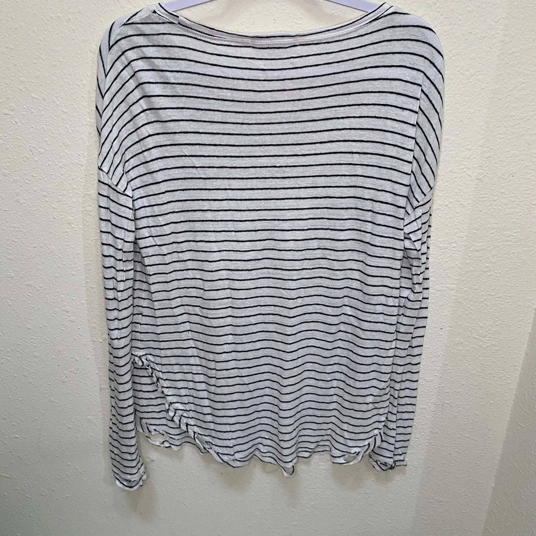 VICI Lovestitch super distressed striped‎ long sleeve - Image 9