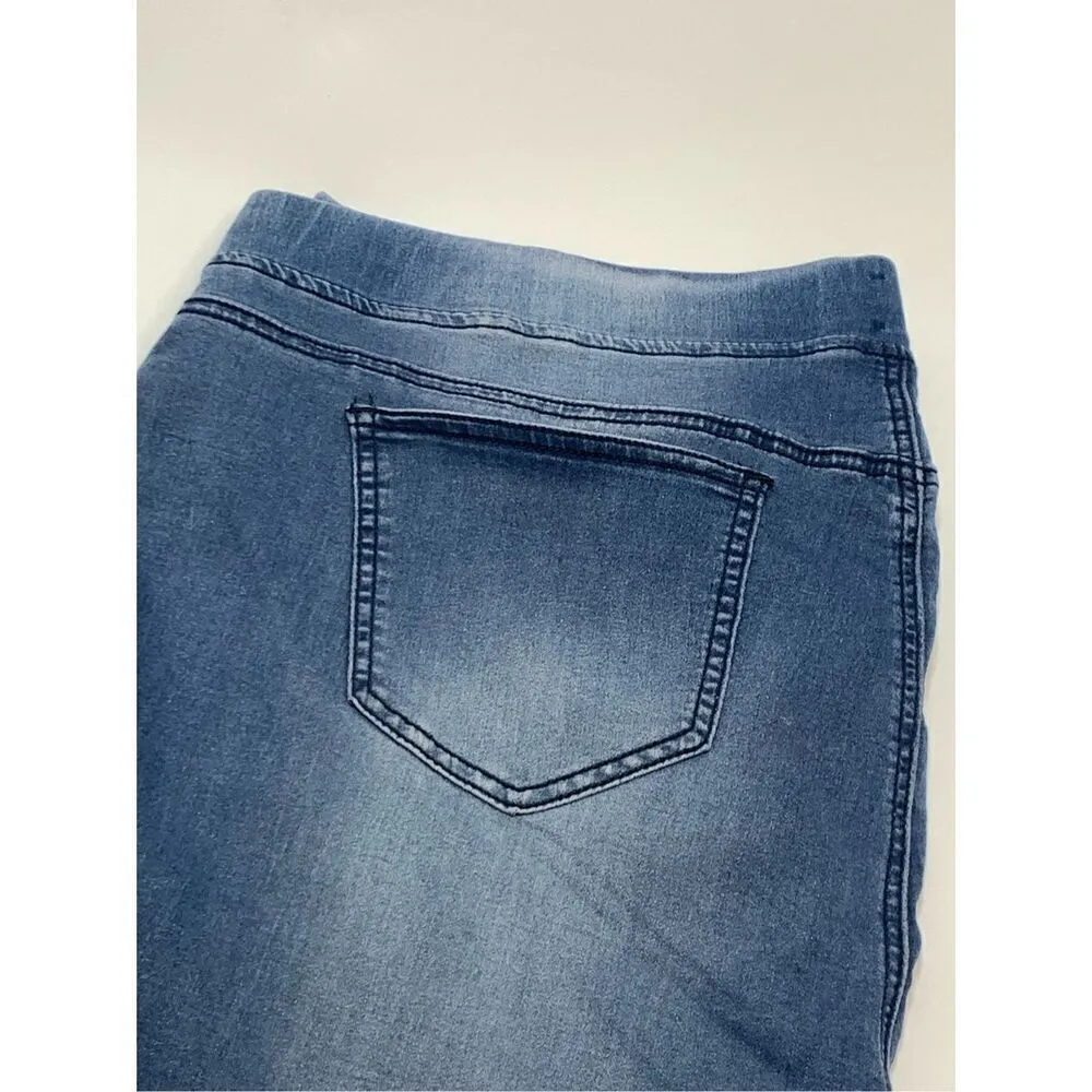 ICONIC by Ashley Stewart Women's Pull-On Jegging Blue Size 24 Regular - Image 7
