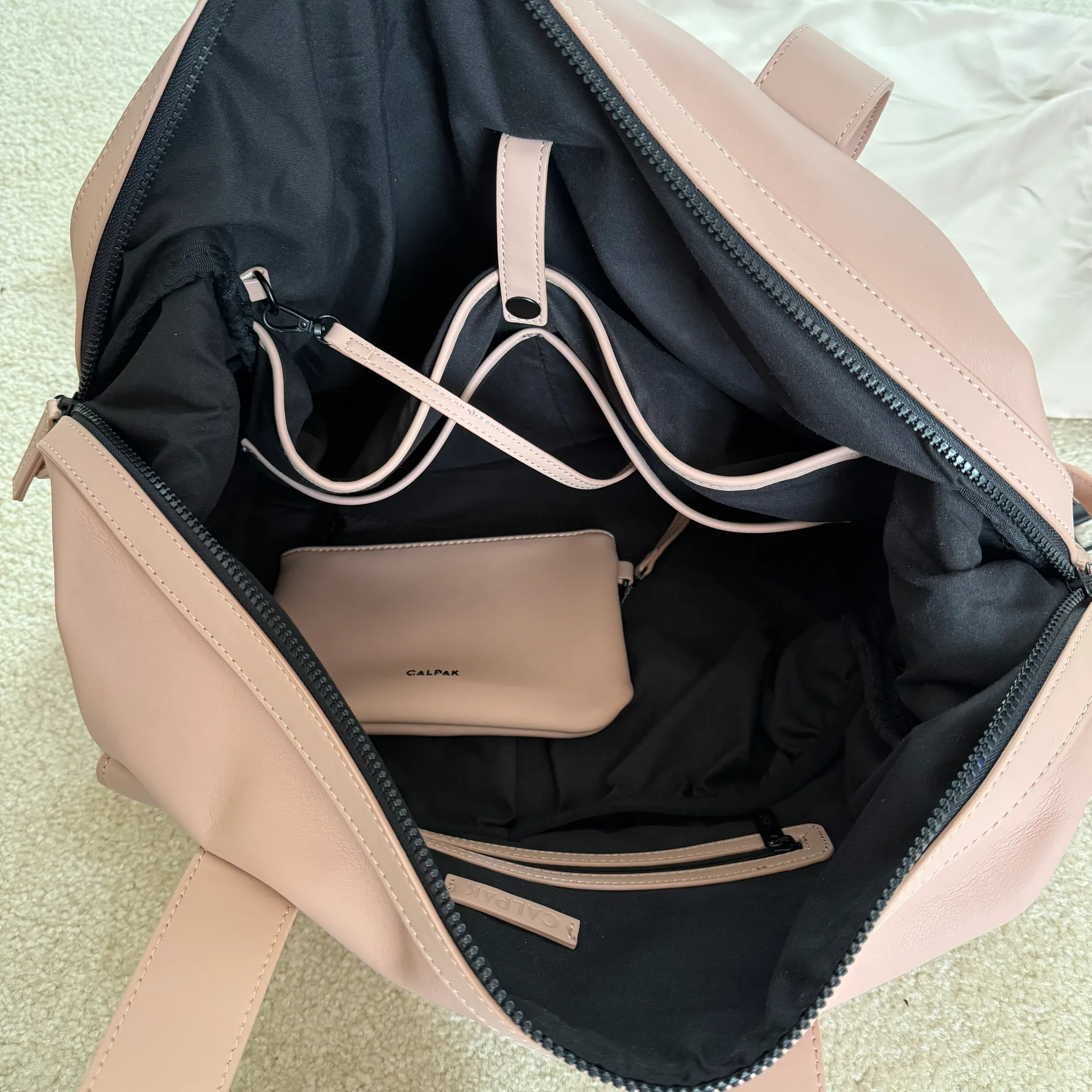 Calpak Hue Laptop Duffel Pink - Image 7