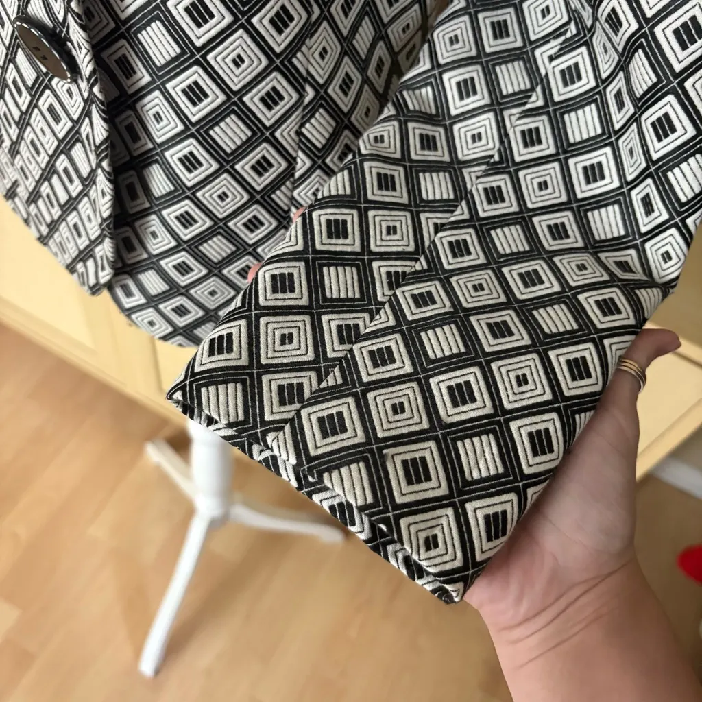 Jason Wu JAOSN WU Geometric Blazer Jacket Black White Size 8 NWT - Image 2