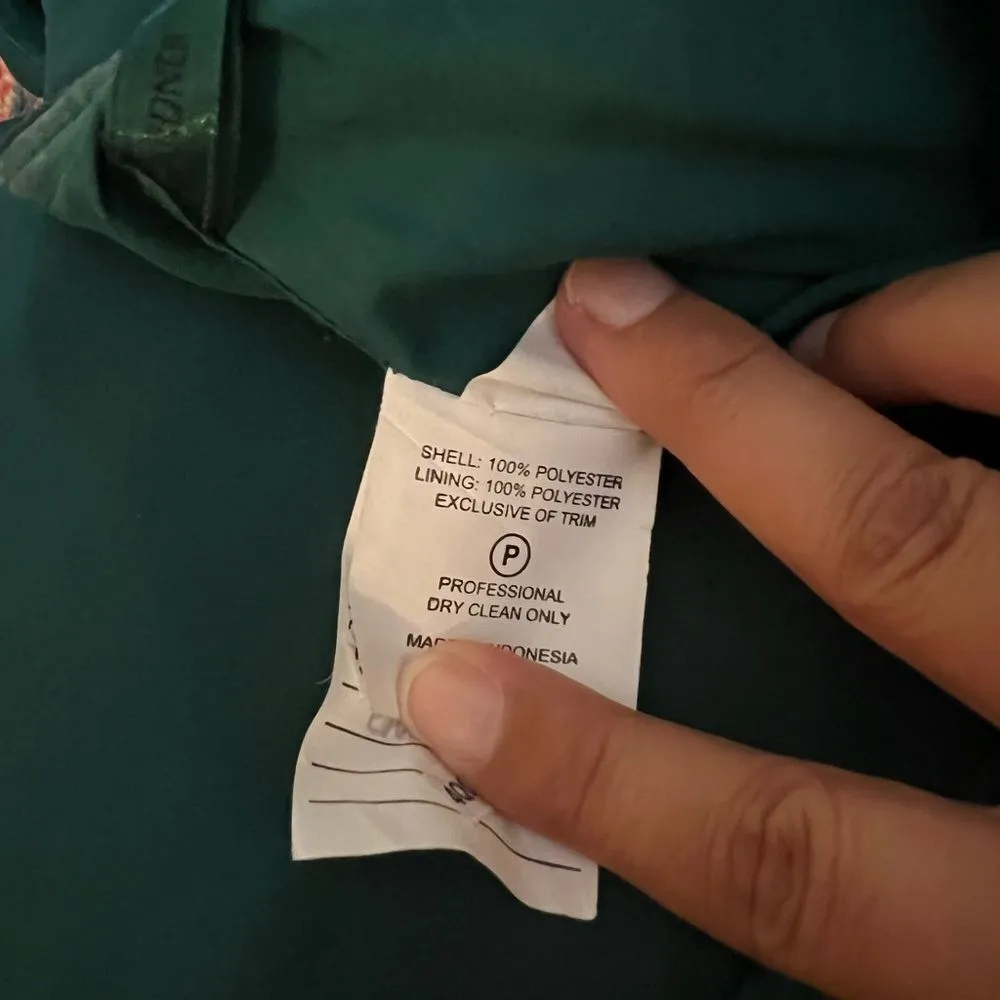 Morilee by Madeline Gardner green emerald one shoulder dress 16 - Image 10