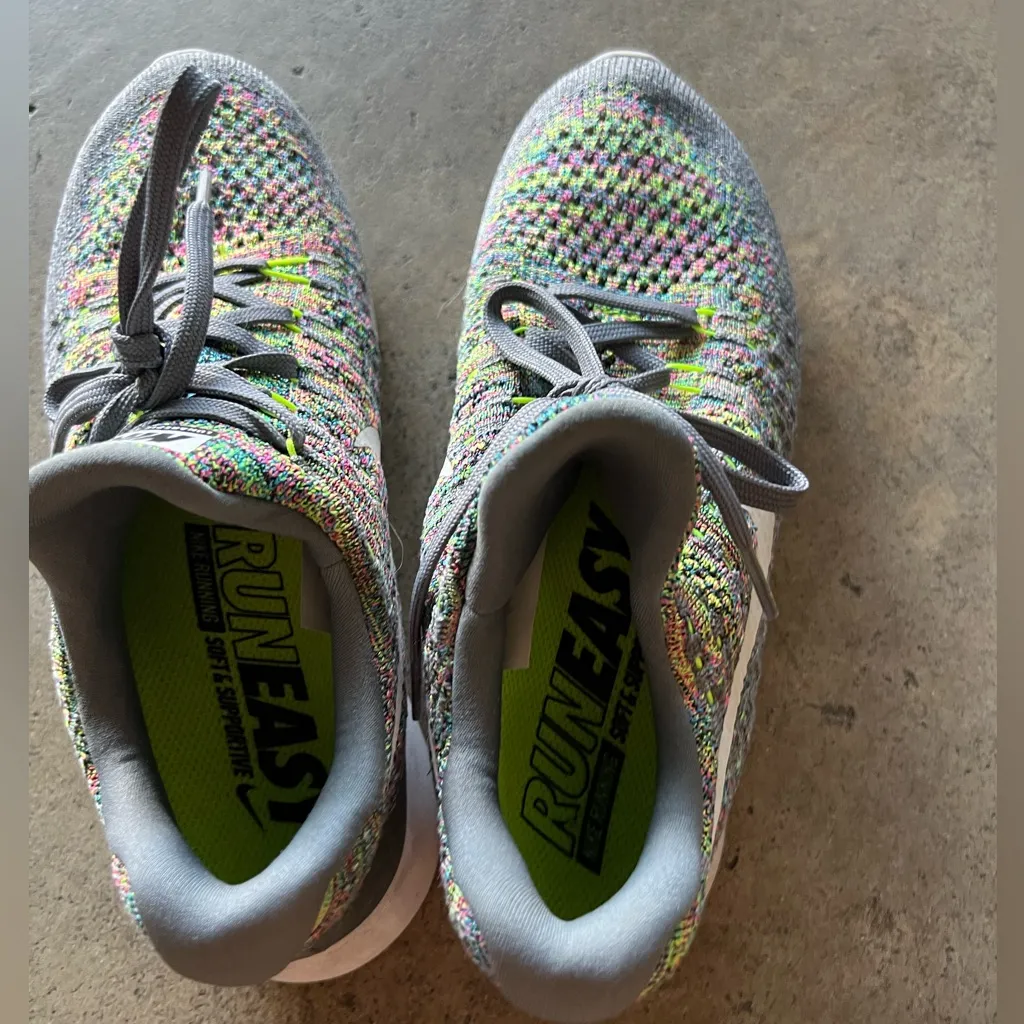 Nike LunarEpic Flyknit 2 Low Women's Size 7.5 Running Shoes Gray - Image 10