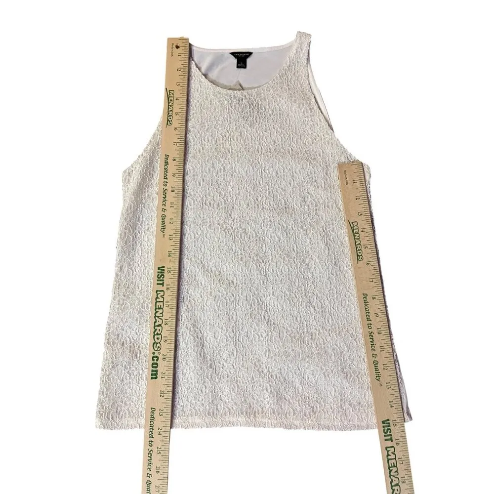 Ann Taylor Blouse Womens S NEW Cream Sleeveless - Image 10