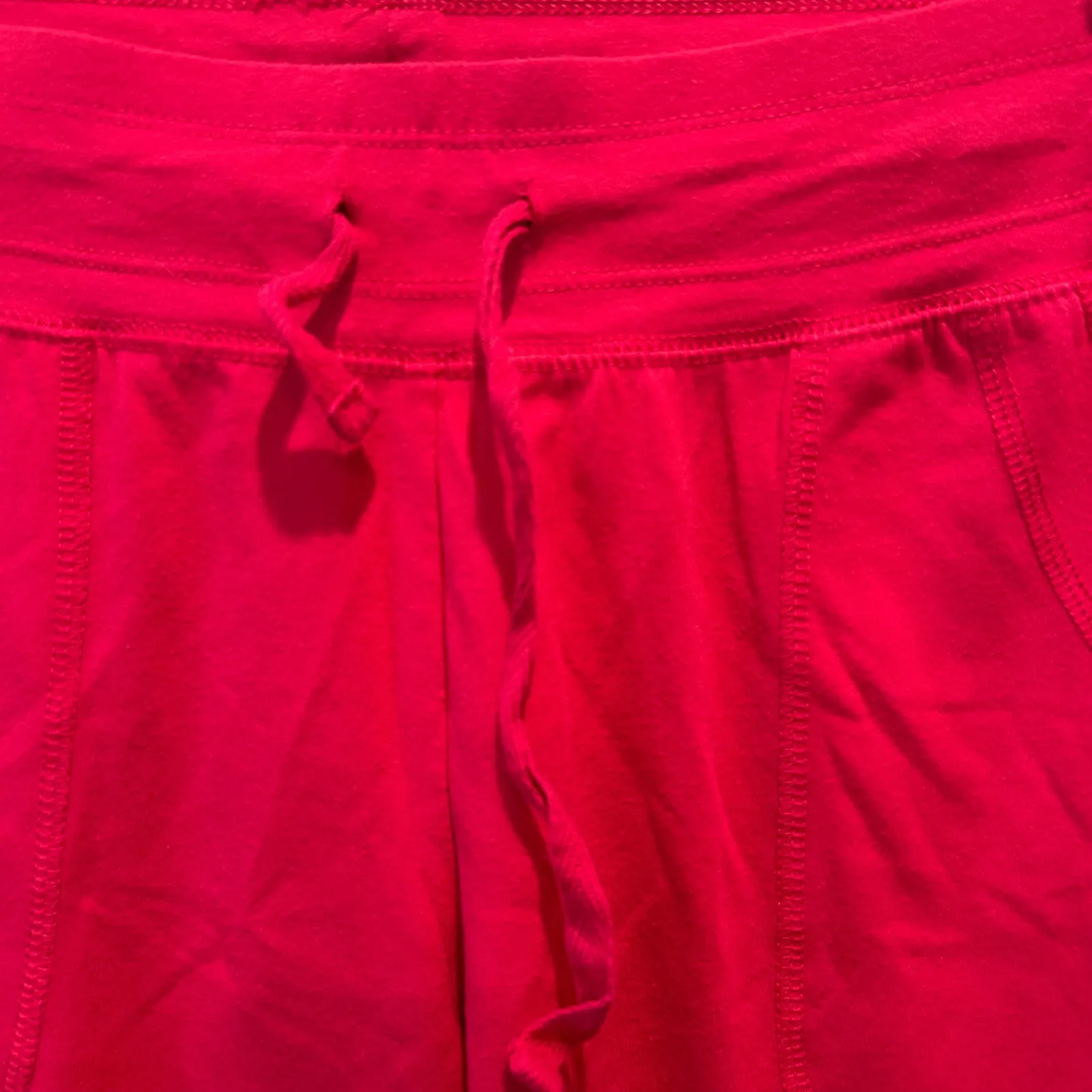 Danskin Now Women Pink Athletic Capri Pants L G 12 14 Drawstring Athleisure Size L - Image 4