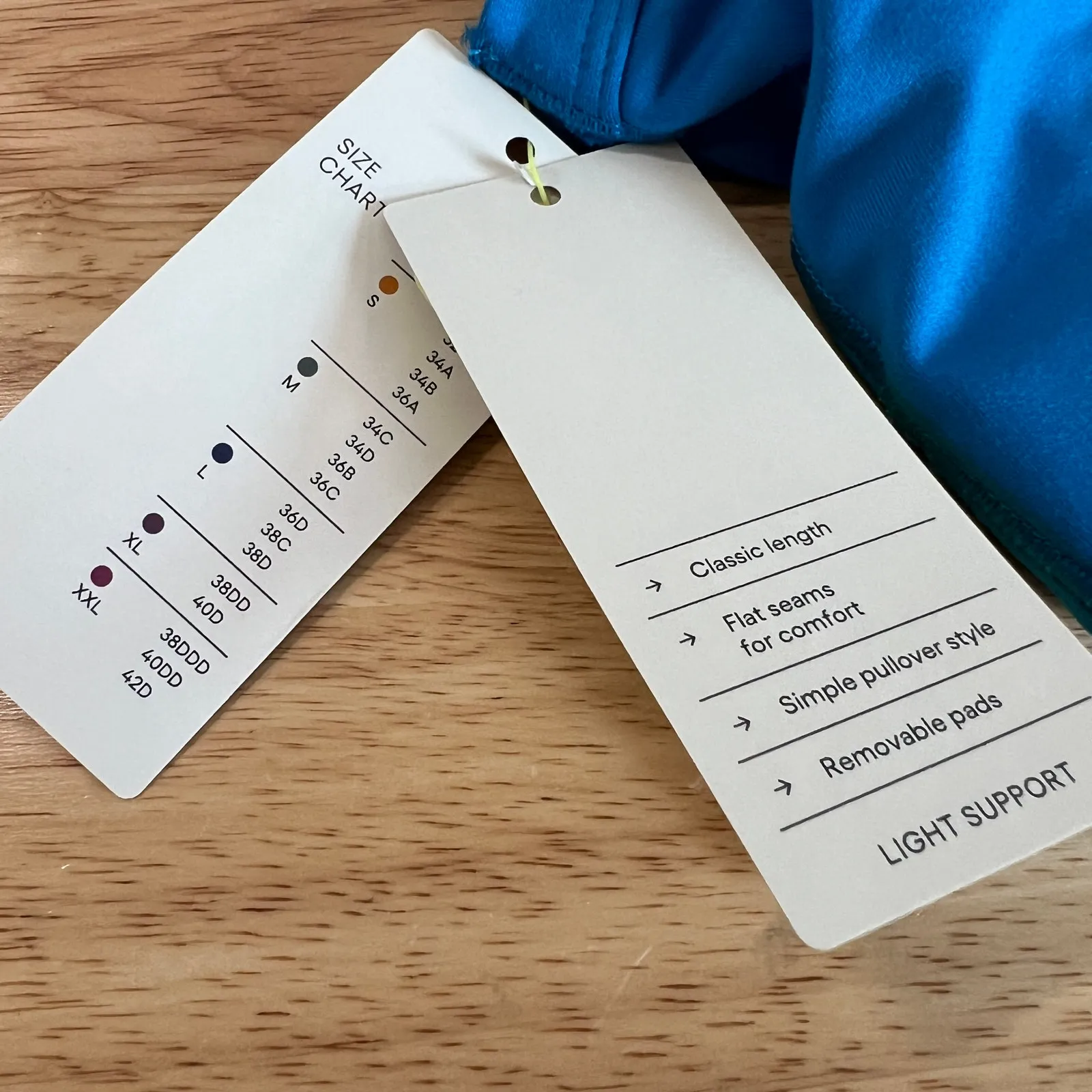 All in Motion Women's Blue Light Support One Shoulder Sports Bra - Large - NWT - Image 3