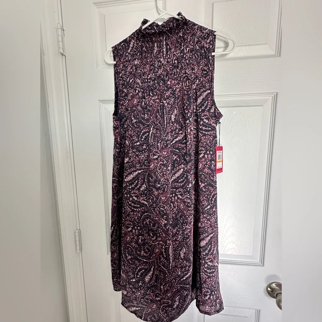 Vince Camuto  Smocked High Neck Dress - Image 2