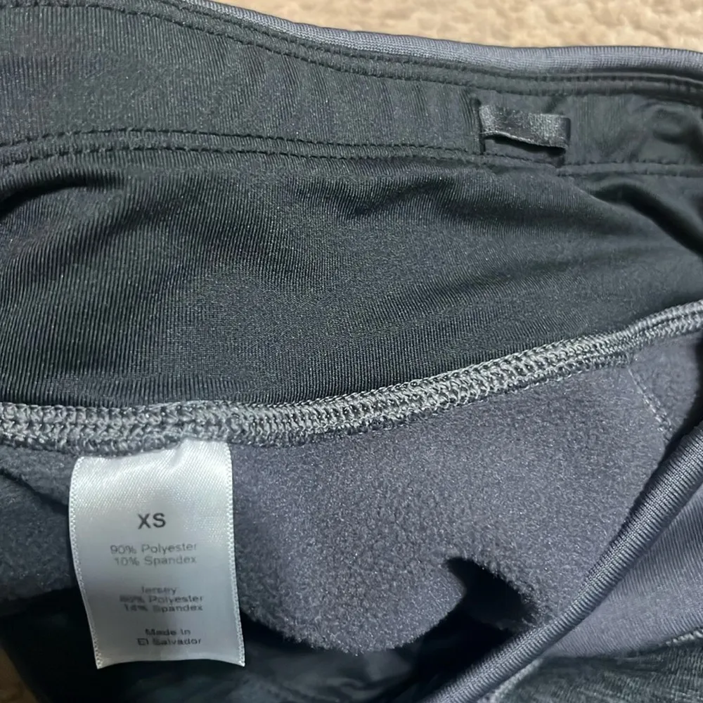 Title Nine Crash Polartec‎ Fleece Lined Tights Colorblock Gray Black XS - Image 9