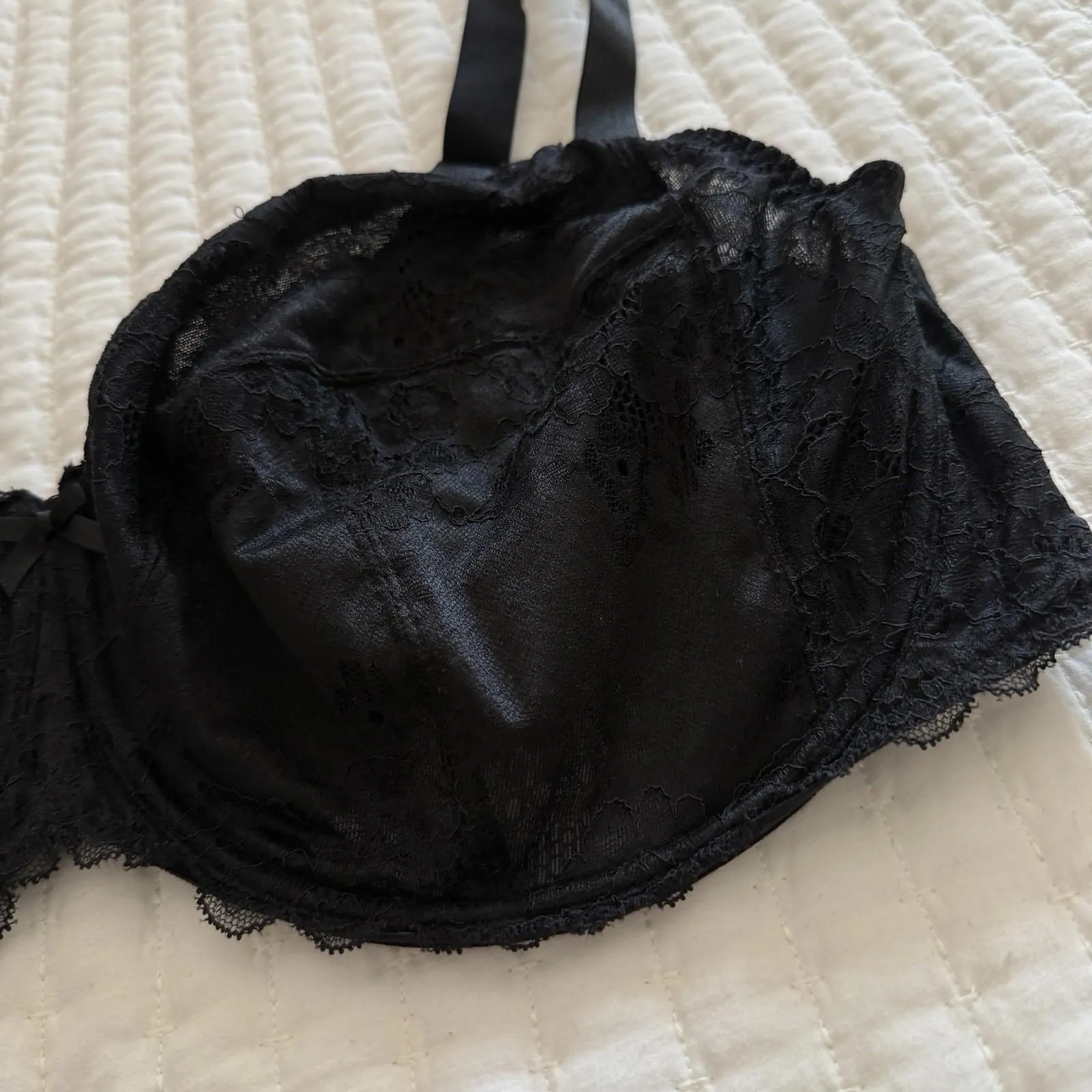Torrid Curve Black Lace Bra 44G Underwire Unlined - Image 14