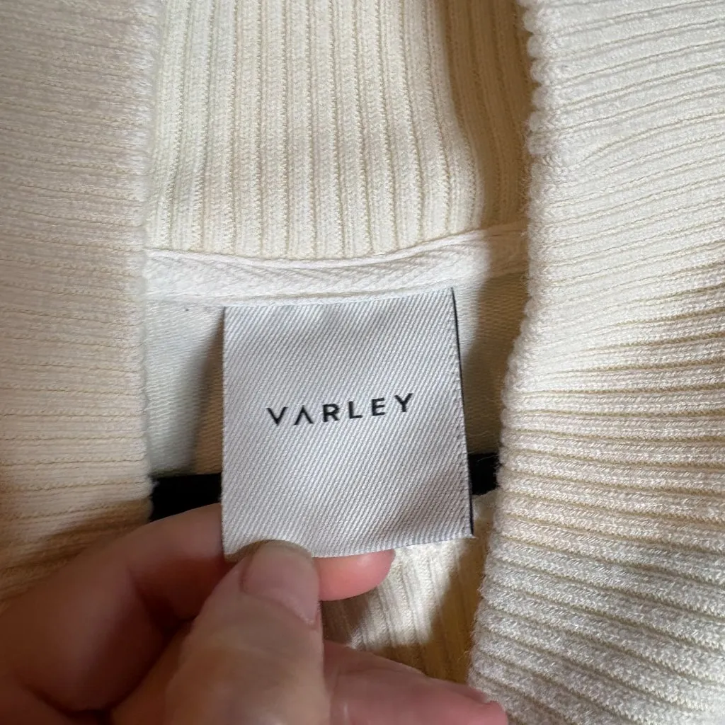 VARLEY Adelaine Sweatshirt in Ivory - Image 4