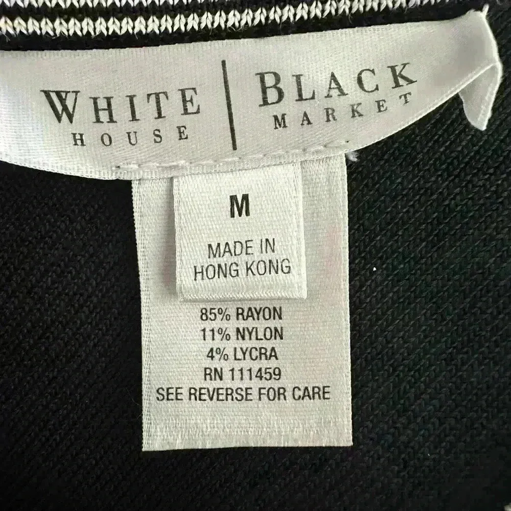 White House Black Market V-neck Black Women's Tank Top (329) - Image 7