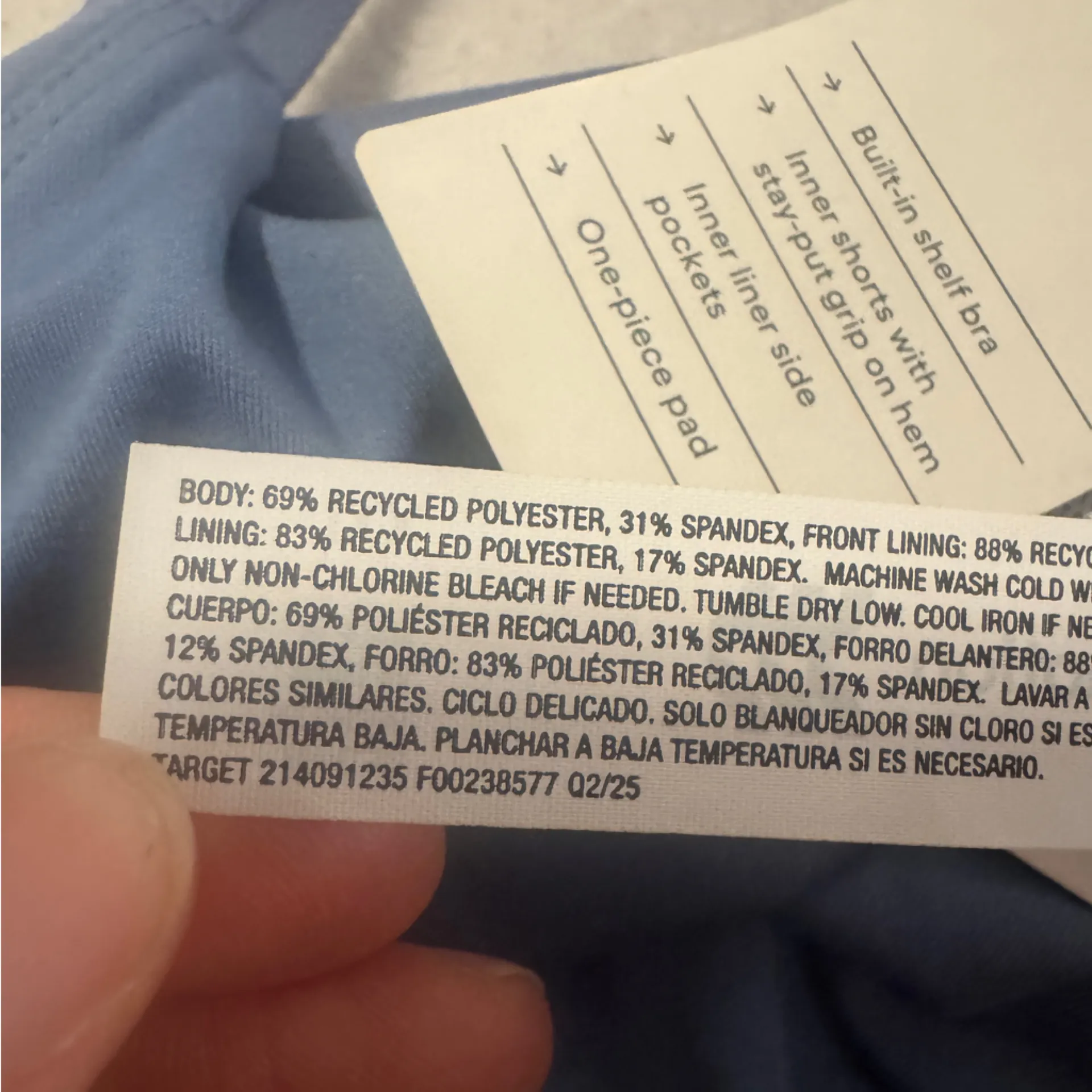 Women’s NWT Plus Size All In Motion Dress with build in shorts - Image 4