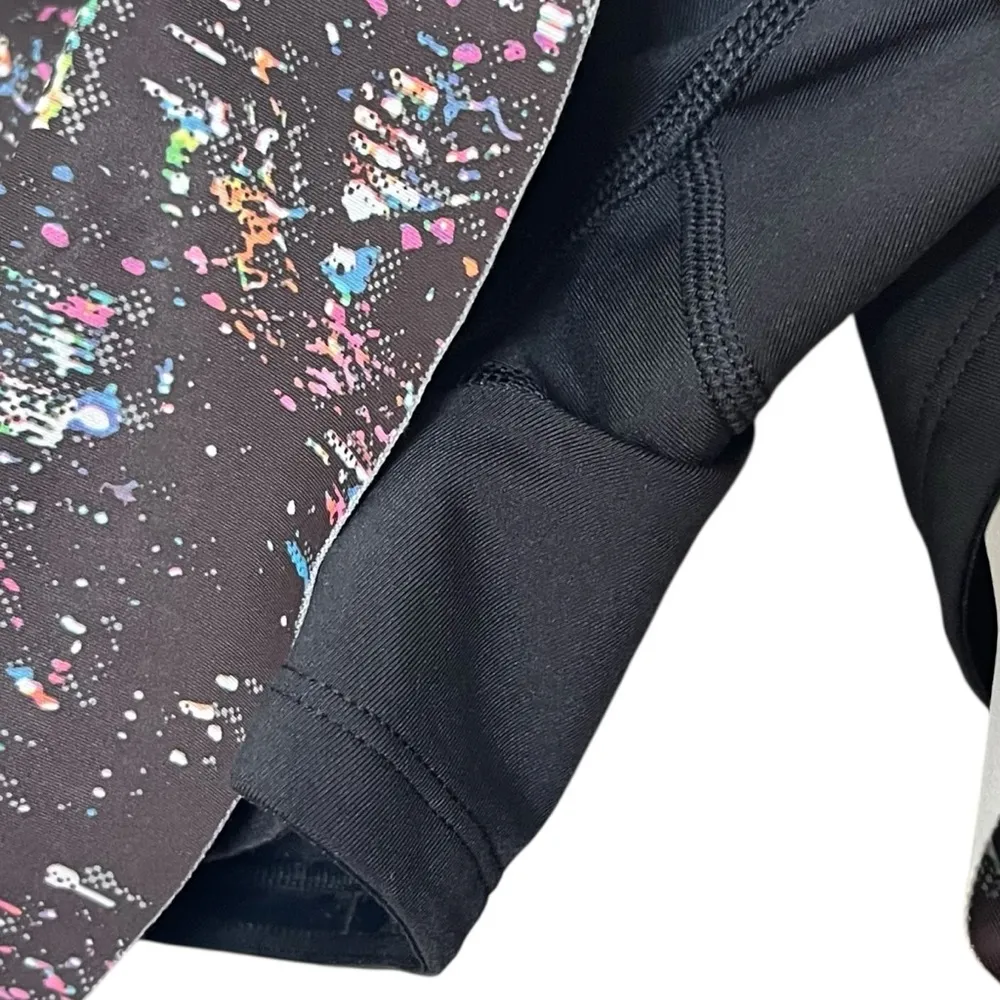 Athleta Match Point Skort City Lights Women’s Size XXS Black Print Activewear - Image 7