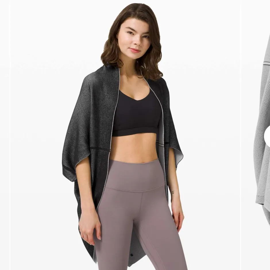 lululemon Exaltation Wrap Black Stargaze Gray - Image 2