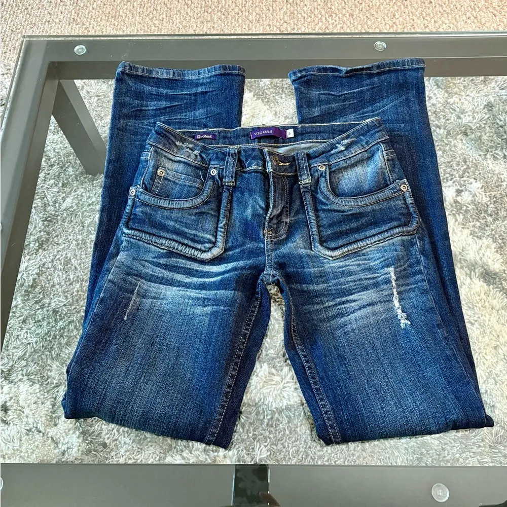 Vigoss Bootcut Distressed Jeans Size 3 - Image 5