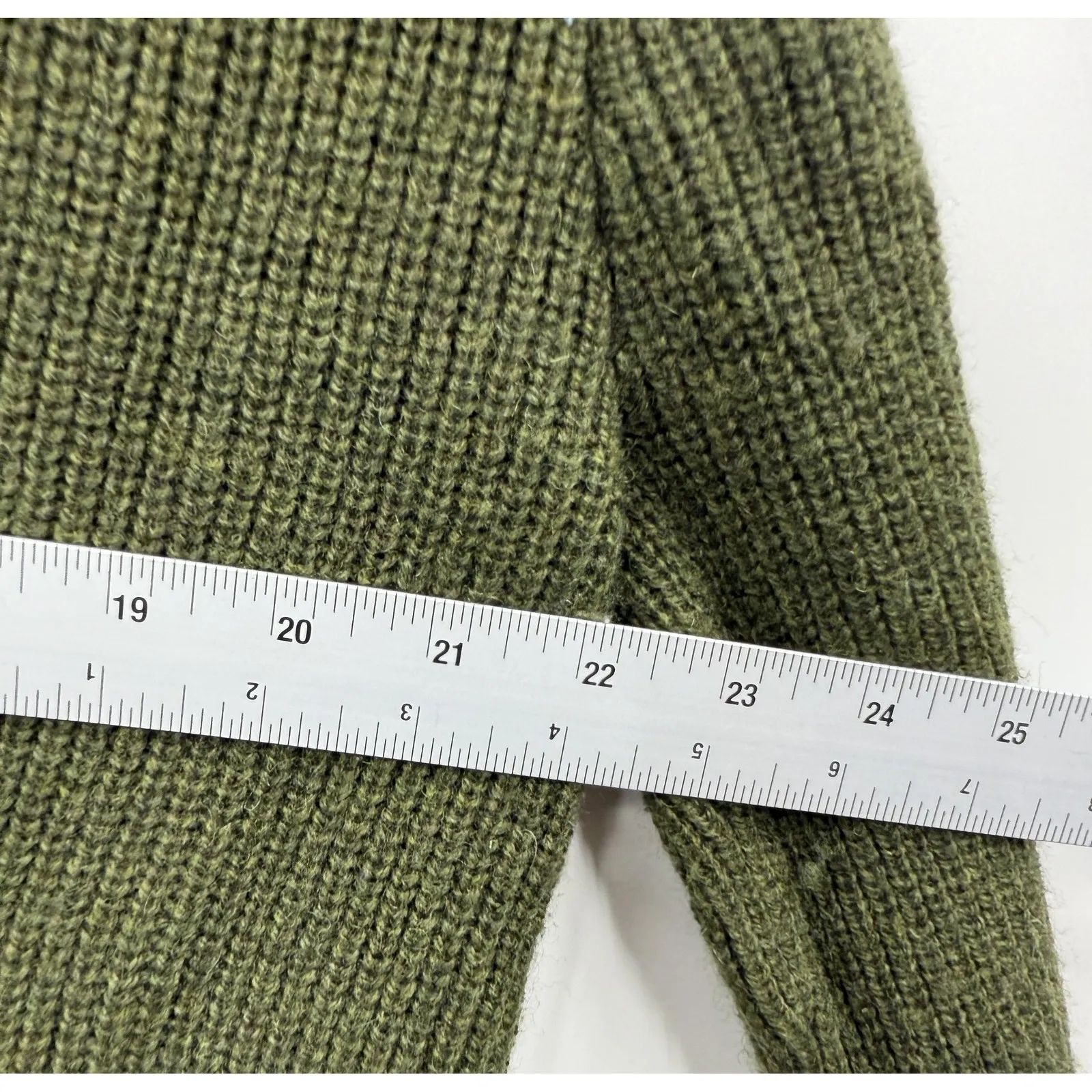 Pendleton Sweater Womens Medium‎ Green Shawl Collar Cardigan Shetland Wool - Image 7
