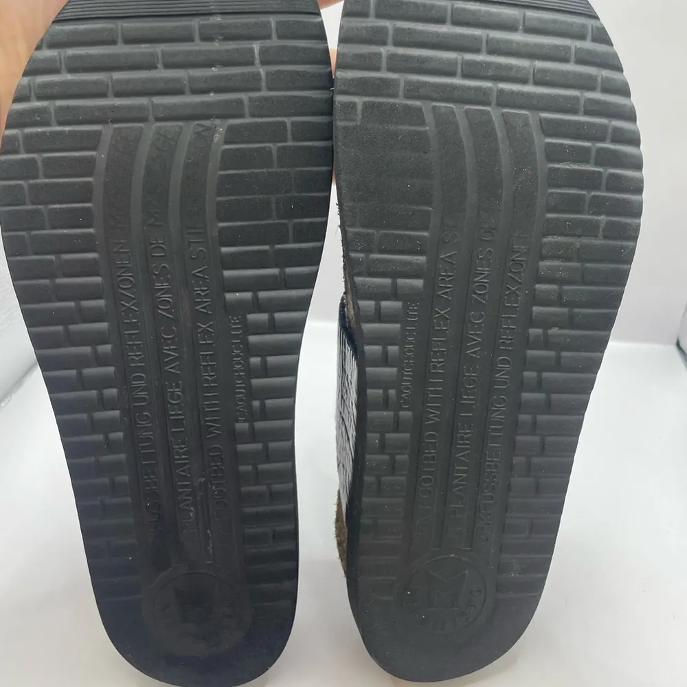 Mephisto Helen silver leather toe ring sandals size 37 US 7 - Image 8