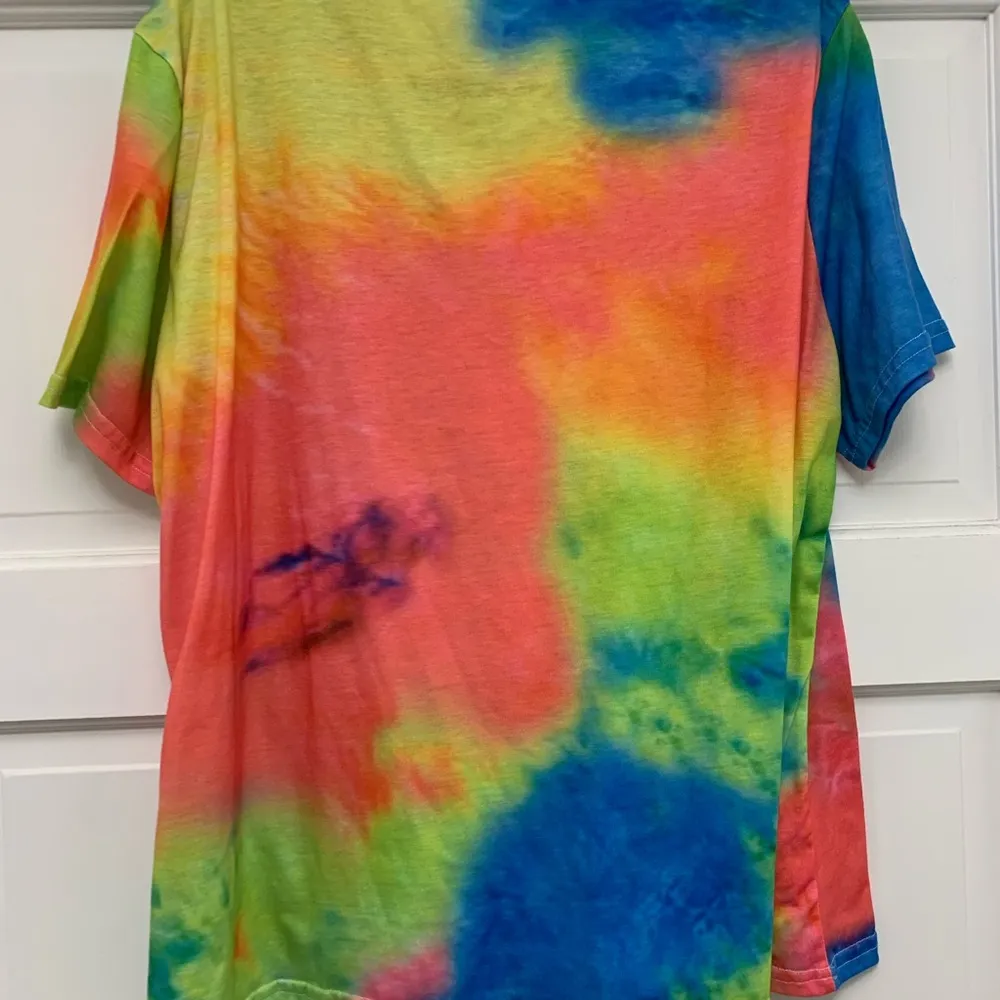 Tie dye shirt Orange Size XXL - Image 3