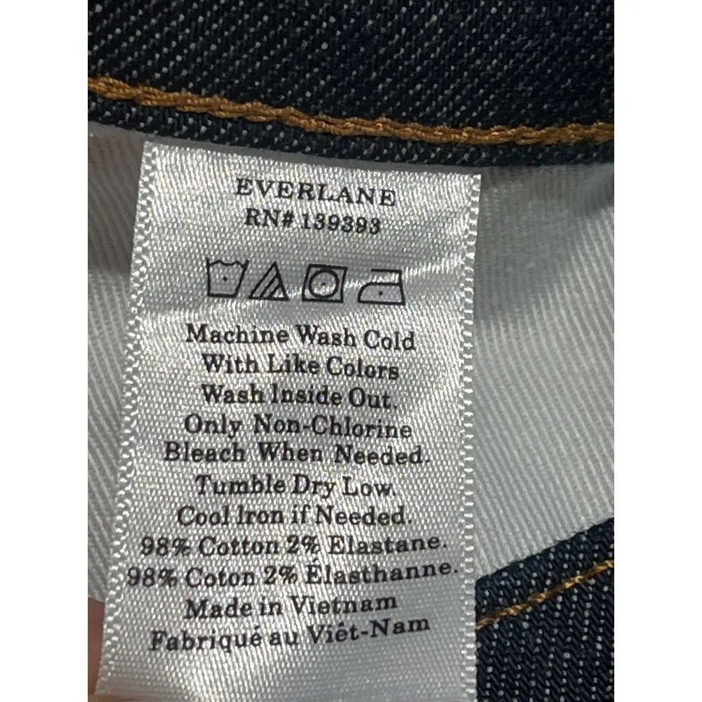 Everlane The High- Rise Skinny Jean in Dark Blue Wash 24 New Womens Denim - Image 7