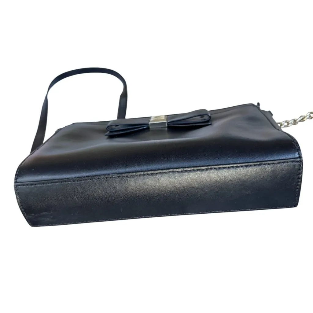 Kate Spade Angelica Bow Crossbody Bag Black Leather Coquette Twee 2014 Aesthetic - Image 14