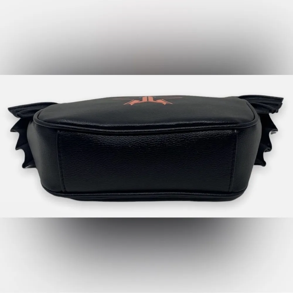 Jeffree Star Black Bat Wing Cosmetic Bag with Star Design. - Image 2
