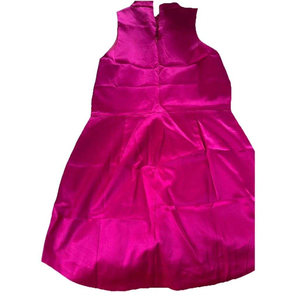 Amanda Uprichard Marshall Dress In Magenta - Silk/ Large - Image 4