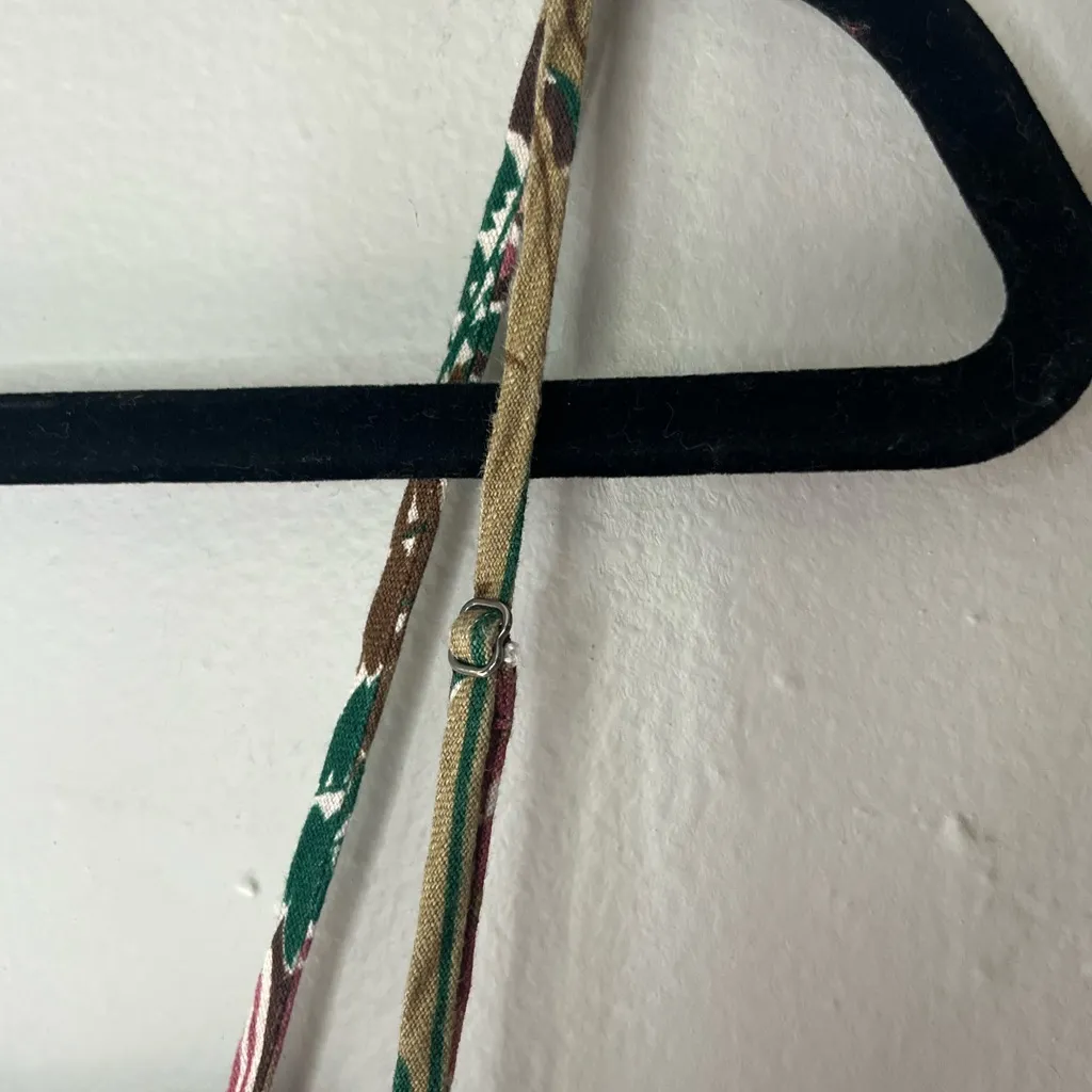 Madewell Goldie Mini Dress Floral Print Dark Coffee 100% Linen Size 2 EUC - Image 7