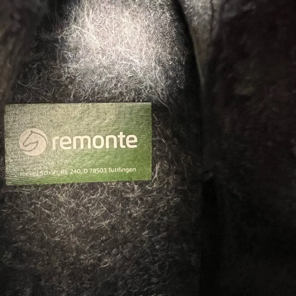 Remonte cowgirl western black boots, booties‎ size 10.5 - Image 12