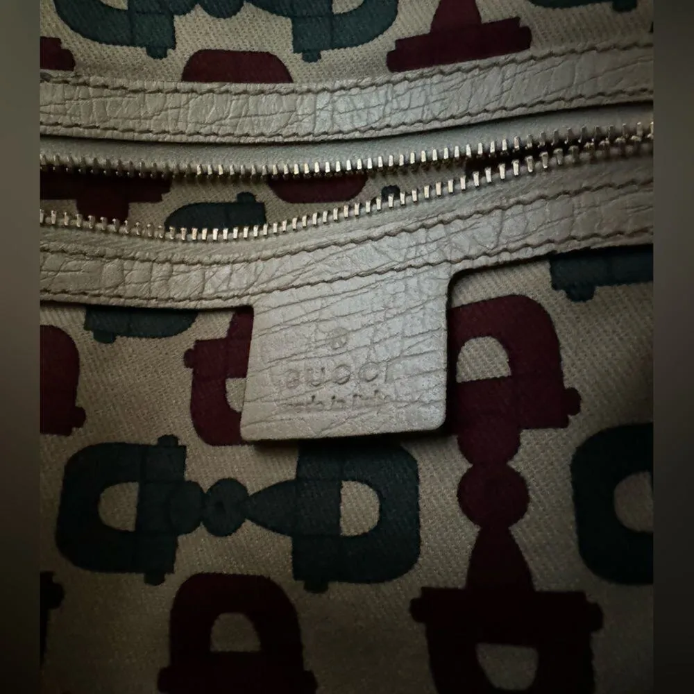 GUCCI GG Canvas Web Jolicoeur Tote includes monogrammed GG Black Dust Bag - Image 13