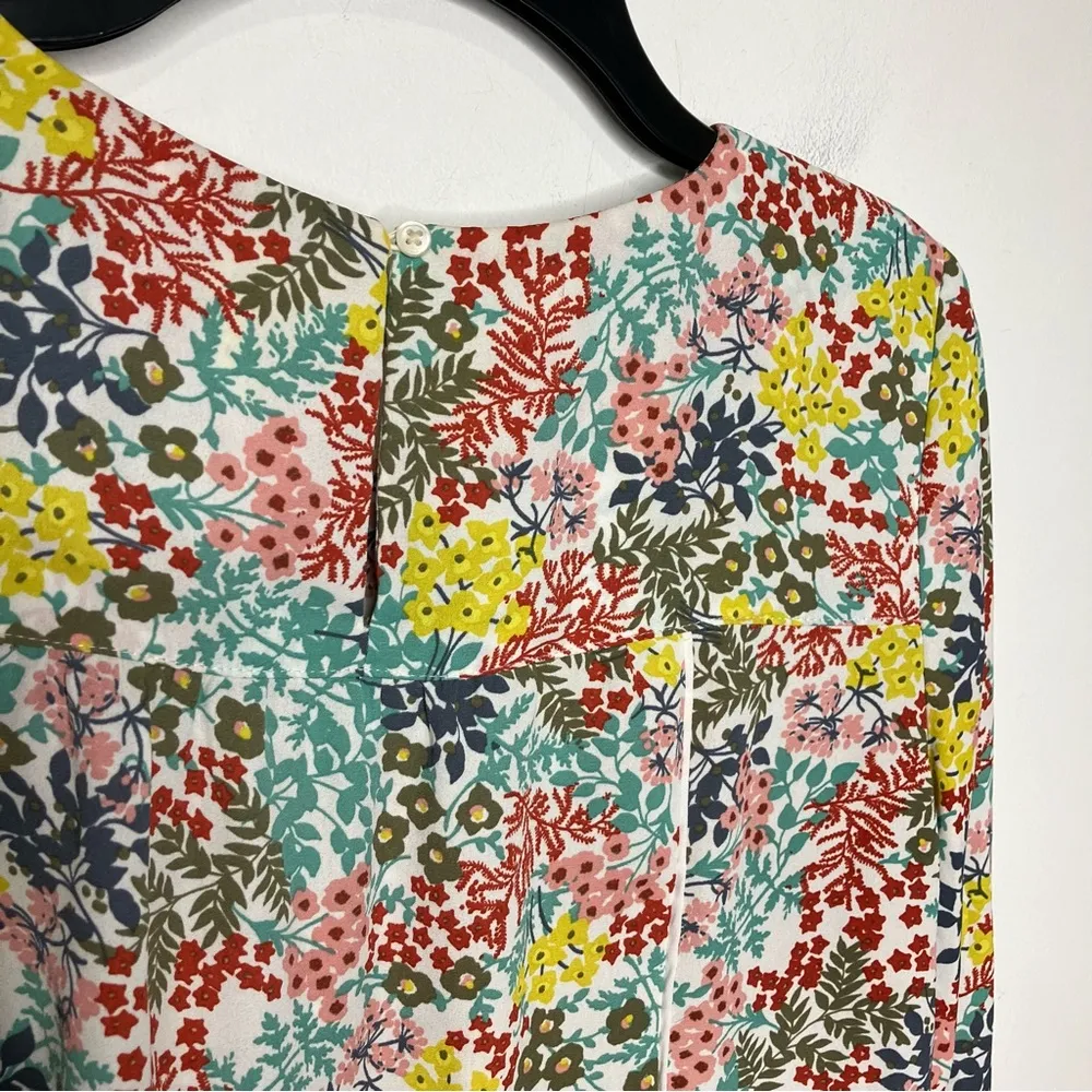 Loft outlet liberty print blouse oversized size XS - Image 6
