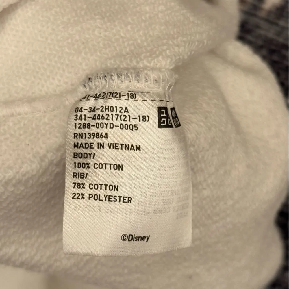 Disney X Uniqlo X Joshua Vides Women’s Mickey Mouse Club White Crewneck Size XL - Image 10