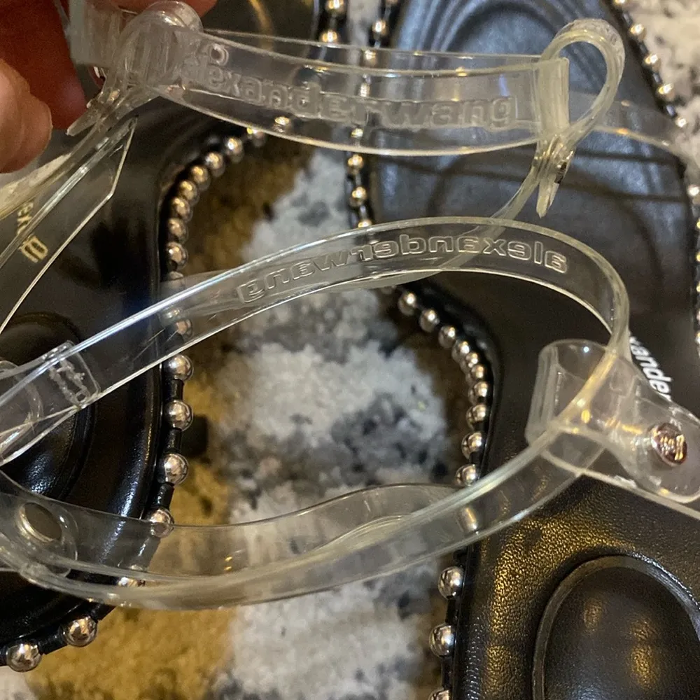 Alexander Wang Nova 85MM PVC Sandals size 38 - Image 6