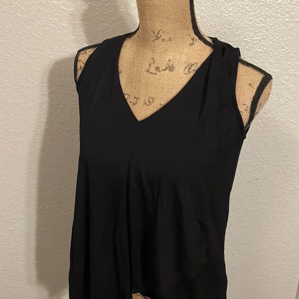 Karen Kane black layered XS tank. EUC. - Image 6