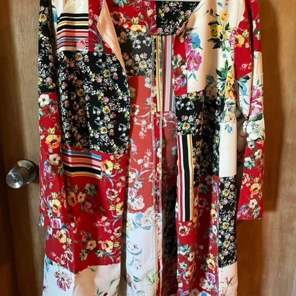 Maree Pour Toi floral patchwork blazer Size 16 - Image 3