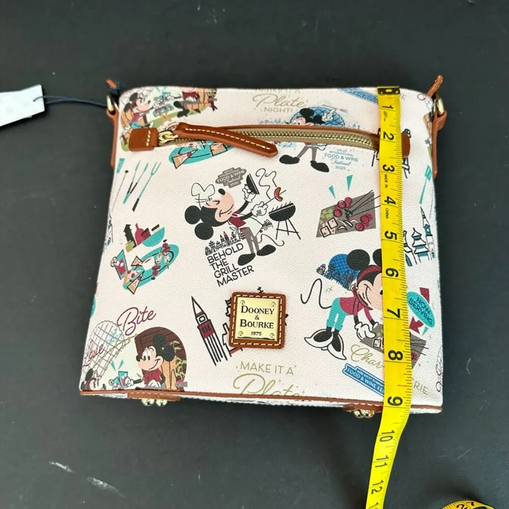 Dooney & Bourke Disney Mickey Minnie Epcot Food & Wine Festival Crossbody Bag - Image 16