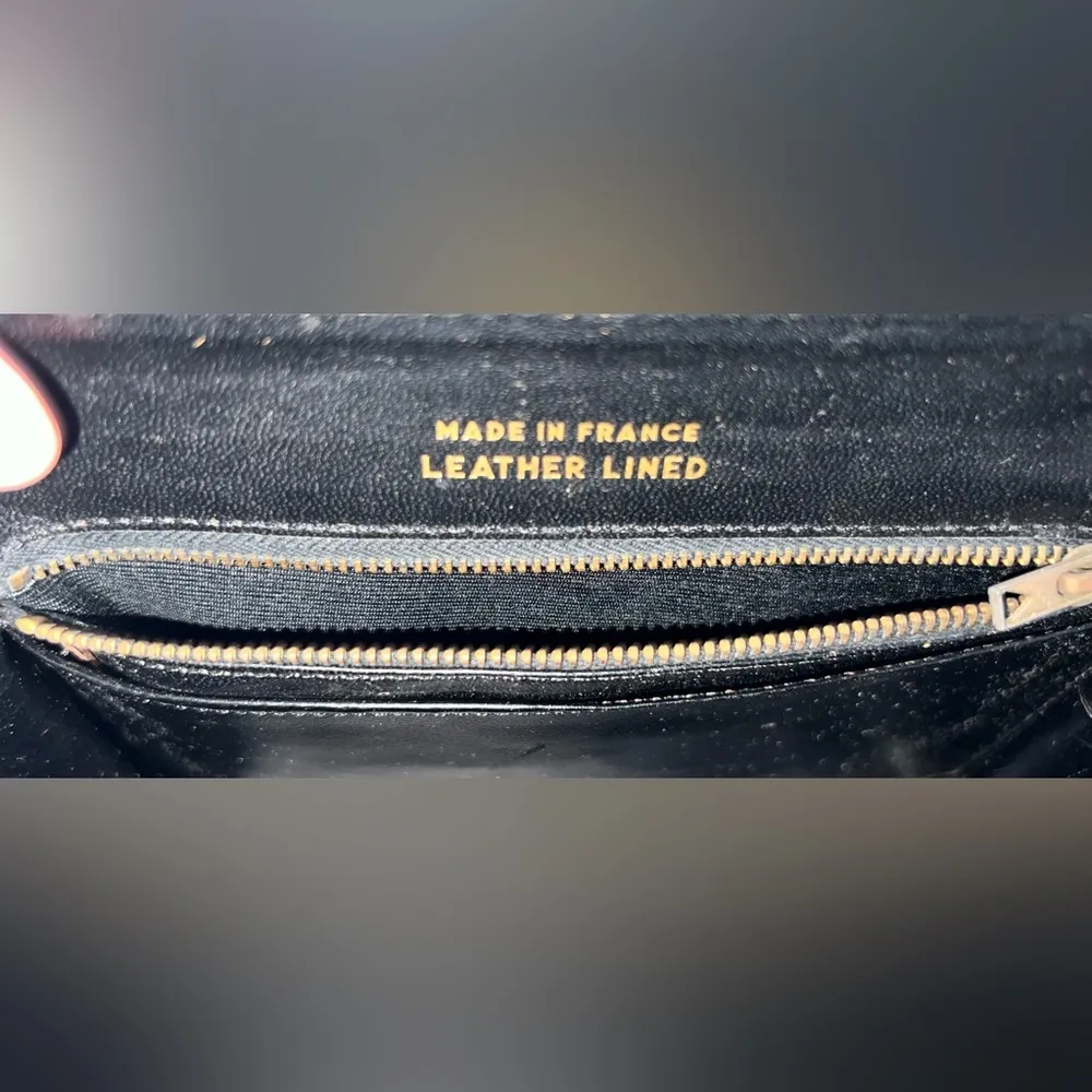 VINTAGE: ladies Made in France satchel handbag - Image 4